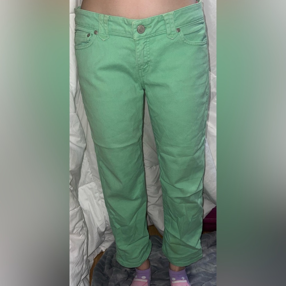 Bluenotes mint green jeans